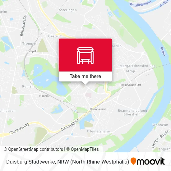 Duisburg Stadtwerke map