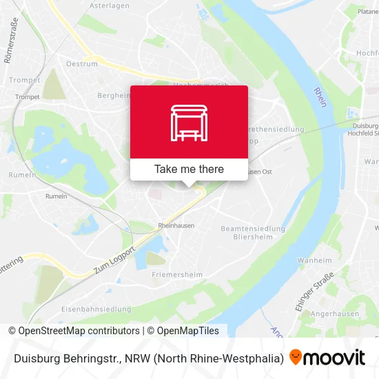 Карта Duisburg Behringstr.