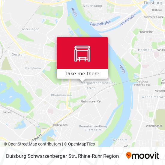 Duisburg Schwarzenberger Str. map
