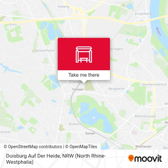 Карта Duisburg Auf Der Heide