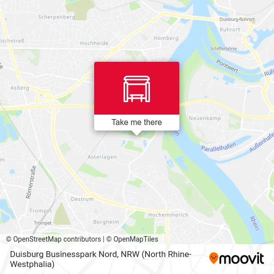 Карта Duisburg Businesspark Nord
