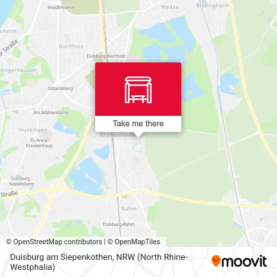 Карта Duisburg am Siepenkothen