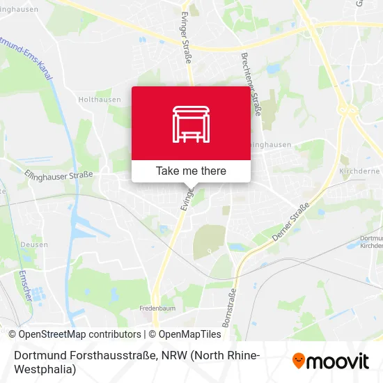 Dortmund Forsthausstraße map