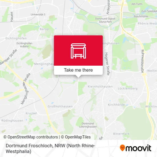 Dortmund Froschloch map