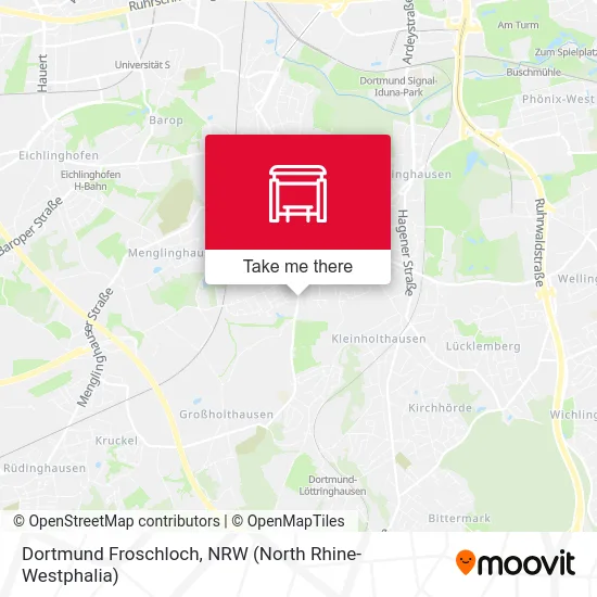 Dortmund Froschloch map