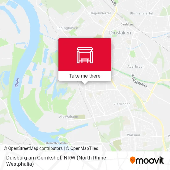 Duisburg am Gerrikshof map