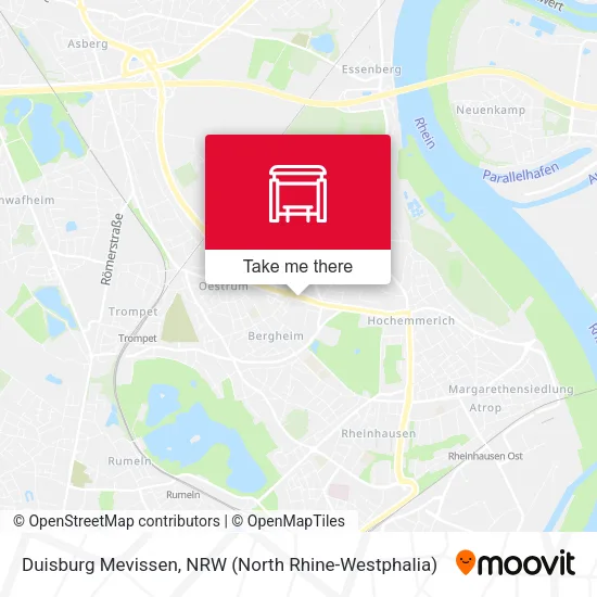 Карта Duisburg Mevissen