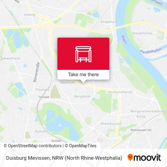 Карта Duisburg Mevissen
