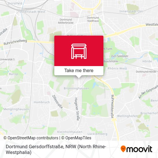 Dortmund Gersdorffstraße map