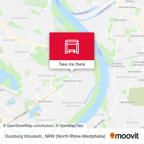 Карта Duisburg Ursulastr.
