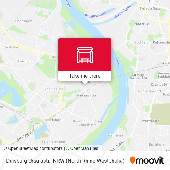 Карта Duisburg Ursulastr.