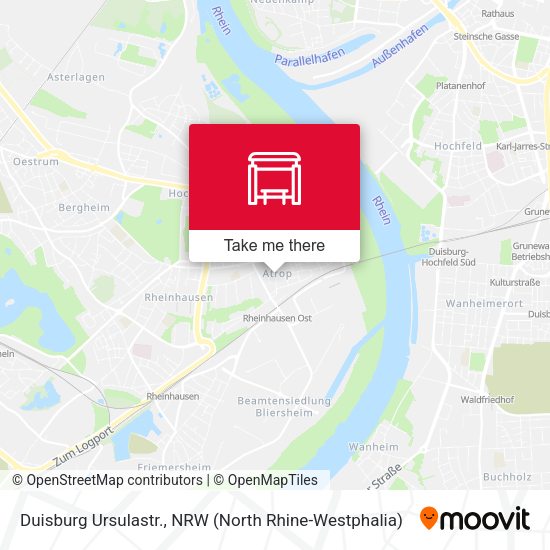 Карта Duisburg Ursulastr.
