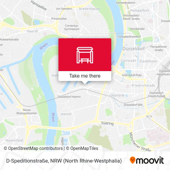 Карта D-Speditionstraße