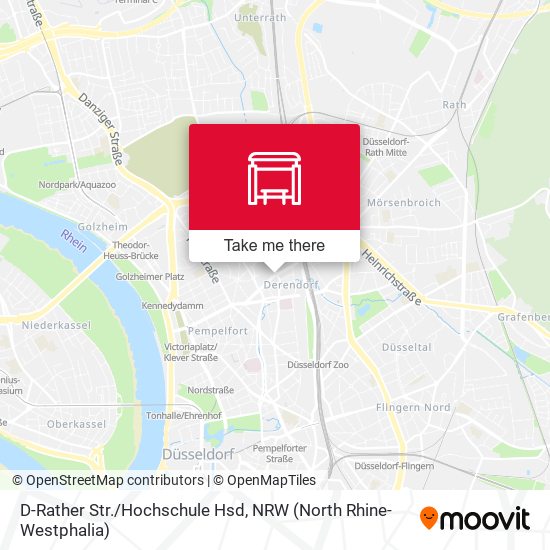 D-Rather Str./Hochschule Hsd map