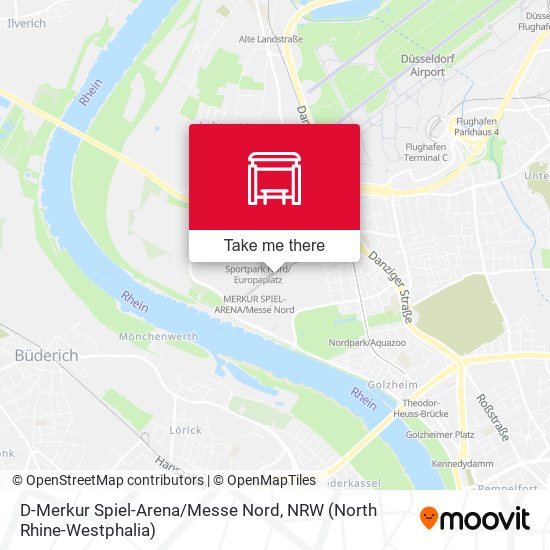 D-Merkur Spiel-Arena / Messe Nord map