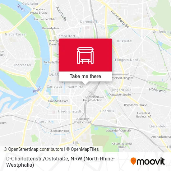 Карта D-Charlottenstr./Oststraße
