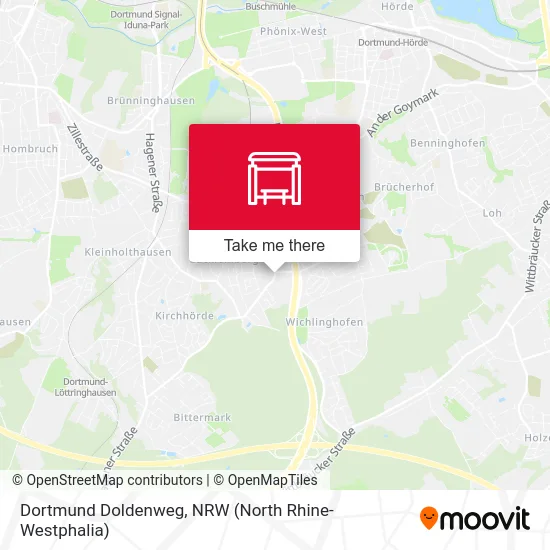 Dortmund Doldenweg map