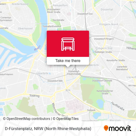 Карта D-Fürstenplatz