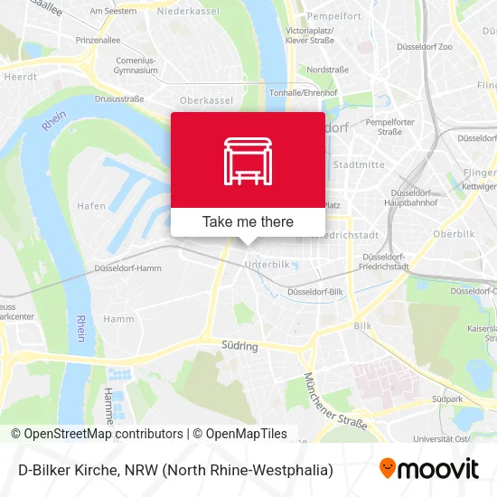 Карта D-Bilker Kirche