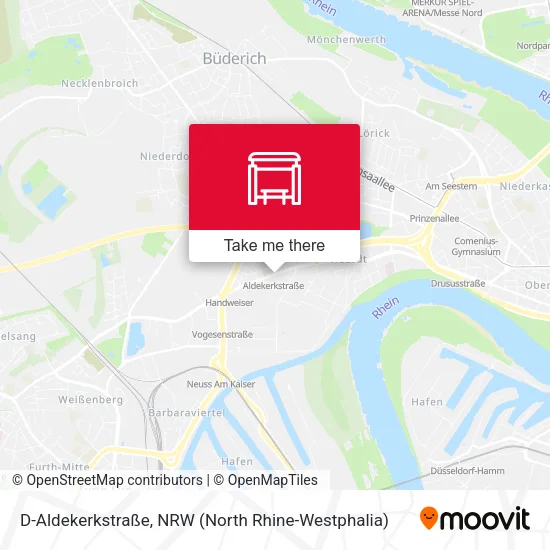 Карта D-Aldekerkstraße