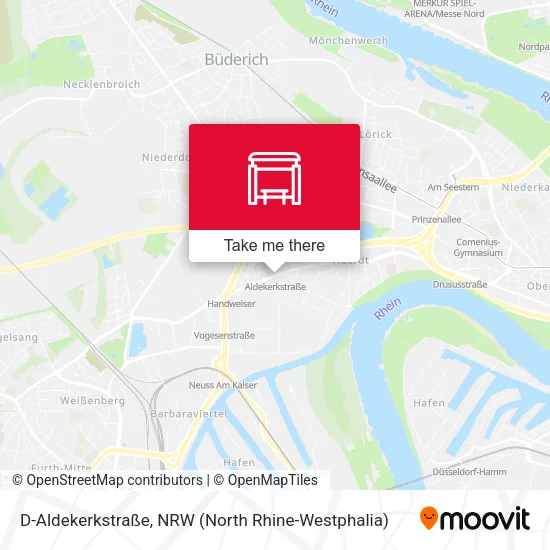 Карта D-Aldekerkstraße