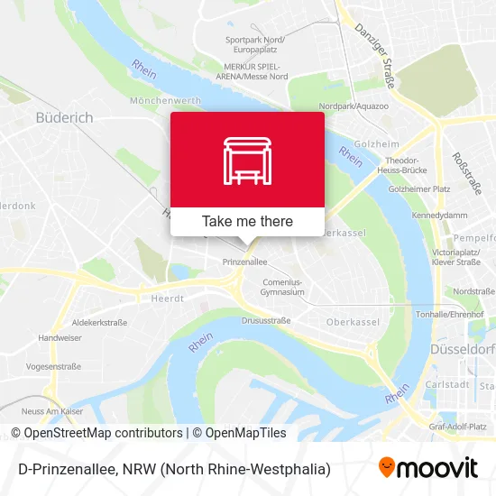 Карта D-Prinzenallee