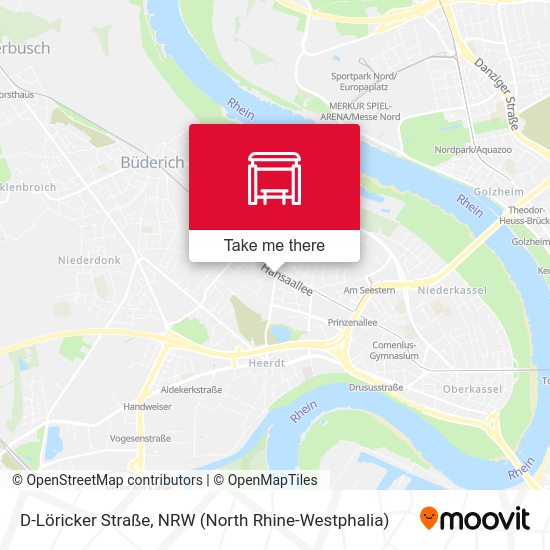 D-Löricker Straße map