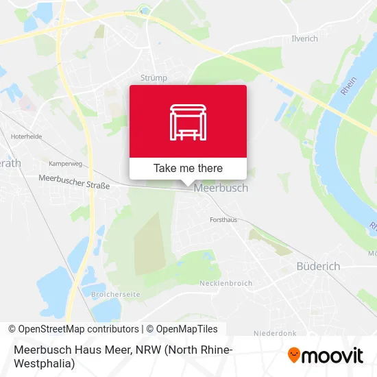 Meerbusch Haus Meer map