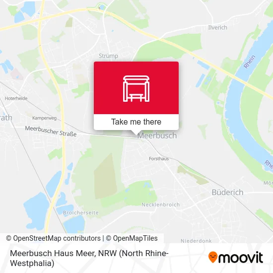 Карта Meerbusch Haus Meer