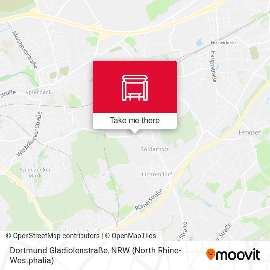 Dortmund Gladiolenstraße map