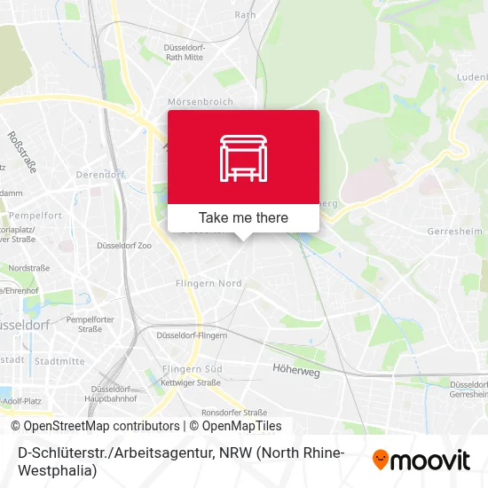 D-Schlüterstr./Arbeitsagentur map