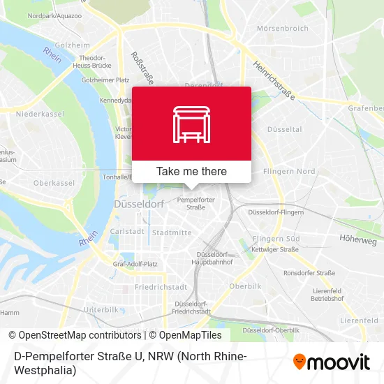 Карта D-Pempelforter Straße U