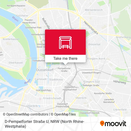 Карта D-Pempelforter Straße U
