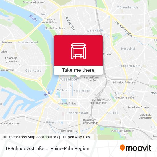 D-Schadowstraße U map