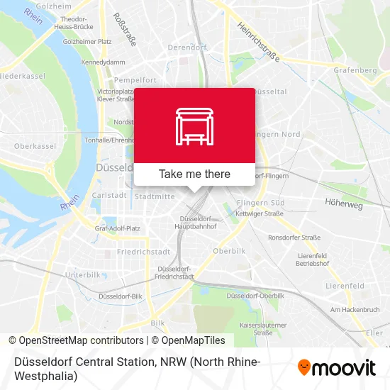 Düsseldorf Hbf map