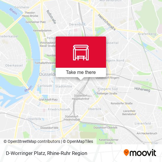 Карта D-Worringer Platz
