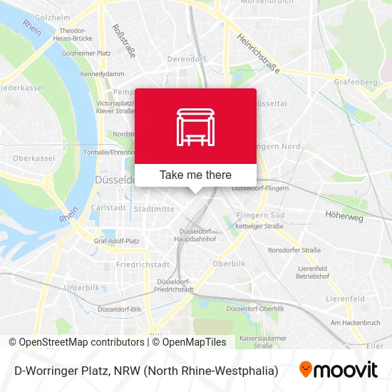 Карта D-Worringer Platz