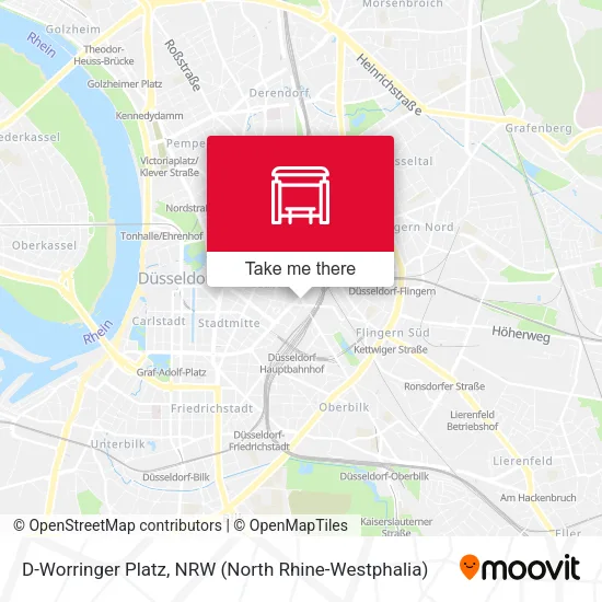 Карта D-Worringer Platz