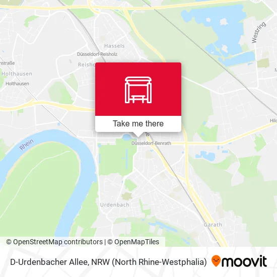 Карта D-Urdenbacher Allee