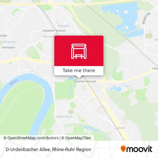 Карта D-Urdenbacher Allee