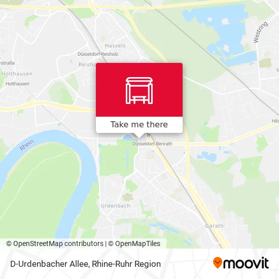 Карта D-Urdenbacher Allee