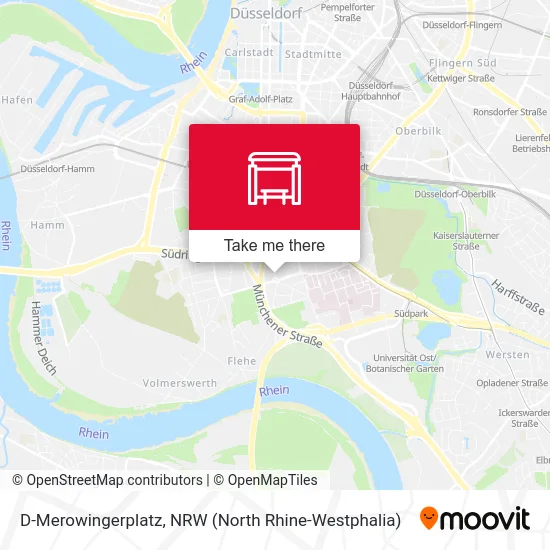 Карта D-Merowingerplatz