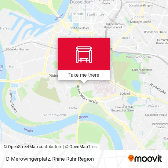 Карта D-Merowingerplatz