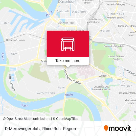 Карта D-Merowingerplatz