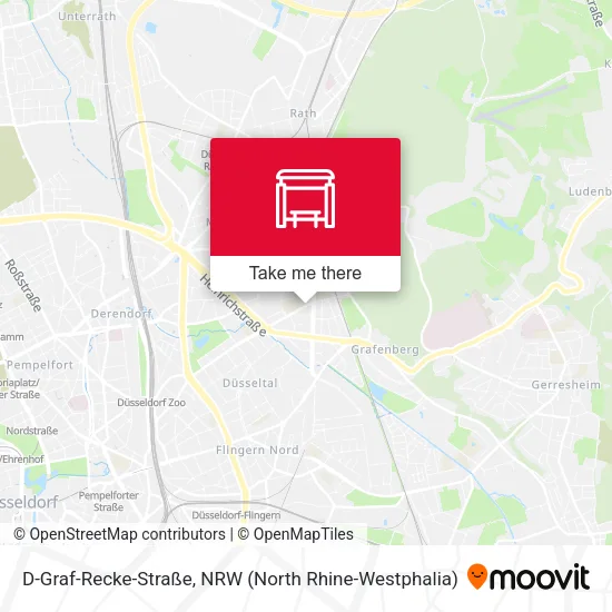 Карта D-Graf-Recke-Straße