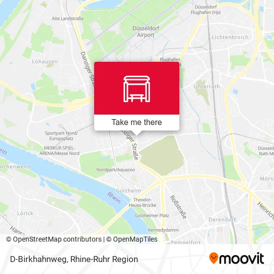 Карта D-Birkhahnweg