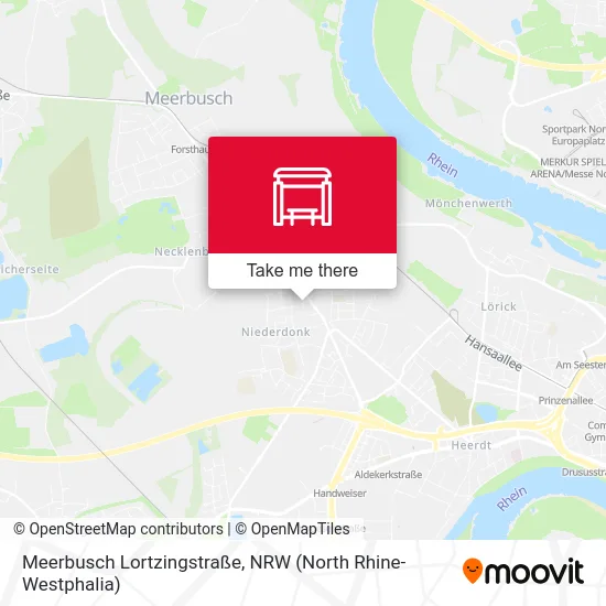 Meerbusch Lortzingstraße map
