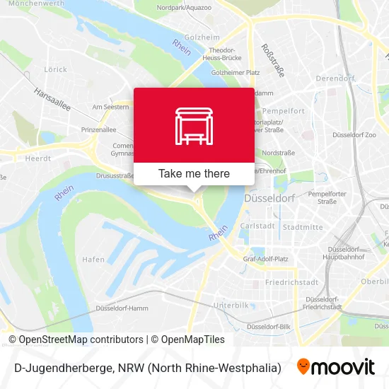 Карта D-Jugendherberge