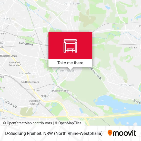 D-Siedlung Freiheit map