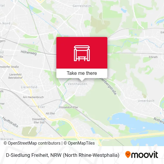 D-Siedlung Freiheit map